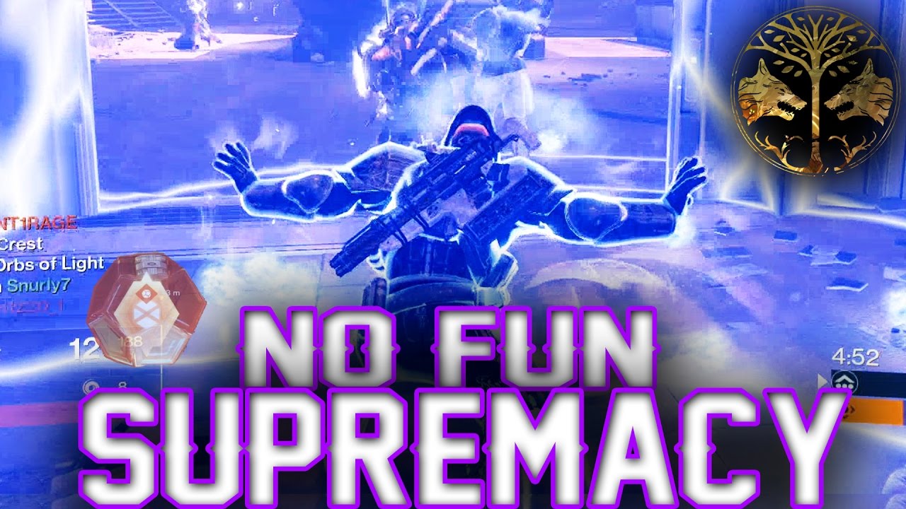 NO FUN SUPREMACY IN IRON BANNER!! 6 BUBBLE Defenders (Destiny No Weapon Challenge)