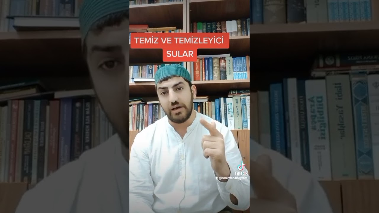 Temiz ve Temizleyici olma bakımından sular.