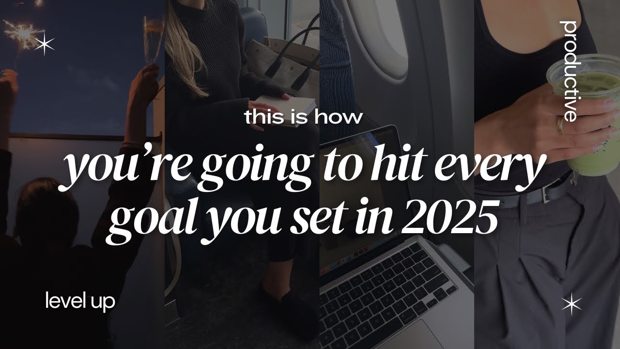 2025 in EASY MODE! how to *actually* achieve your goals - a goal tracking system you haven&rsquo;t tried