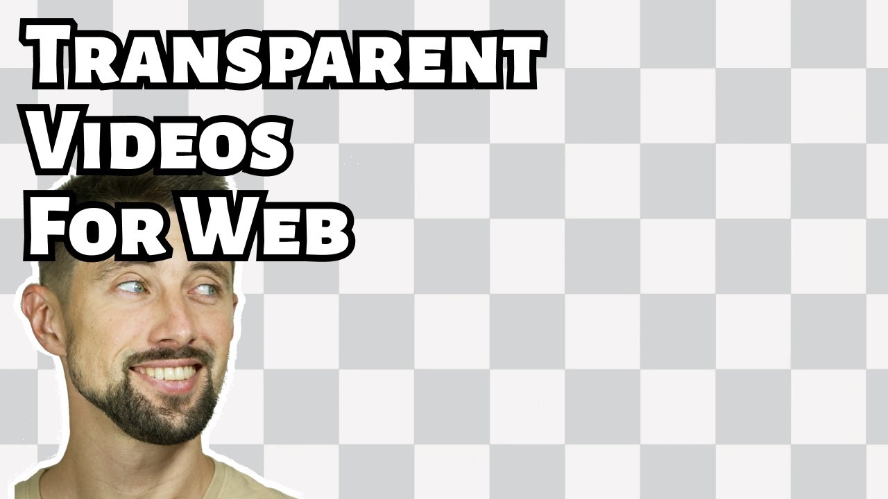 Transparent videos for web