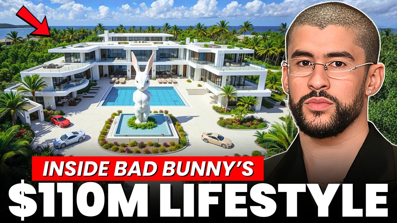 Образ жизни Bad Bunny в 2026 году ★ Экскурсия по дому, 3 премии «Грэмми», 3 подруги, автомобили, ...