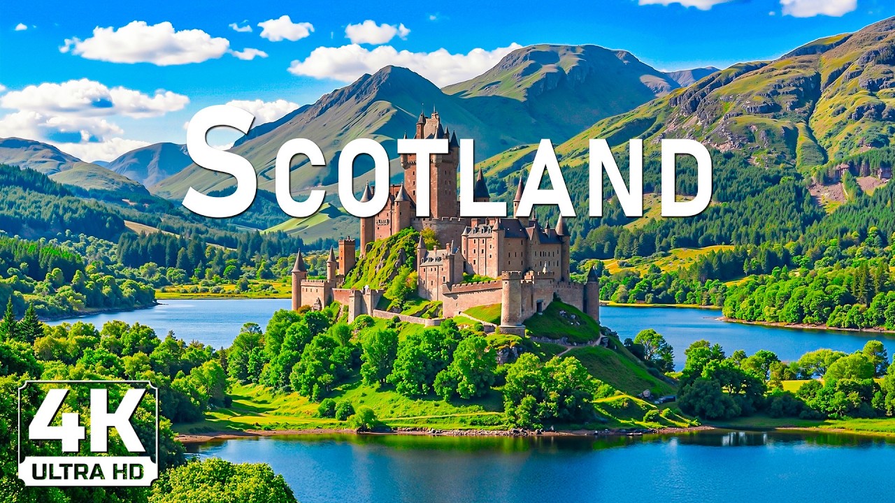 🌿🏴 Scotland 4K 🏴🌿 | Misty Highlands, Serene Lochs & Timeless Celtic Serenity