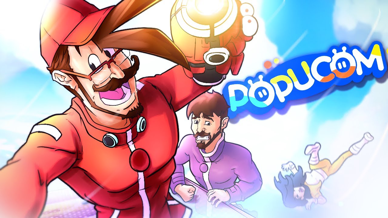 A PLATFORM PUZZLE GAME W/ TAY AND LARRY...HELP. (POPUCOM)