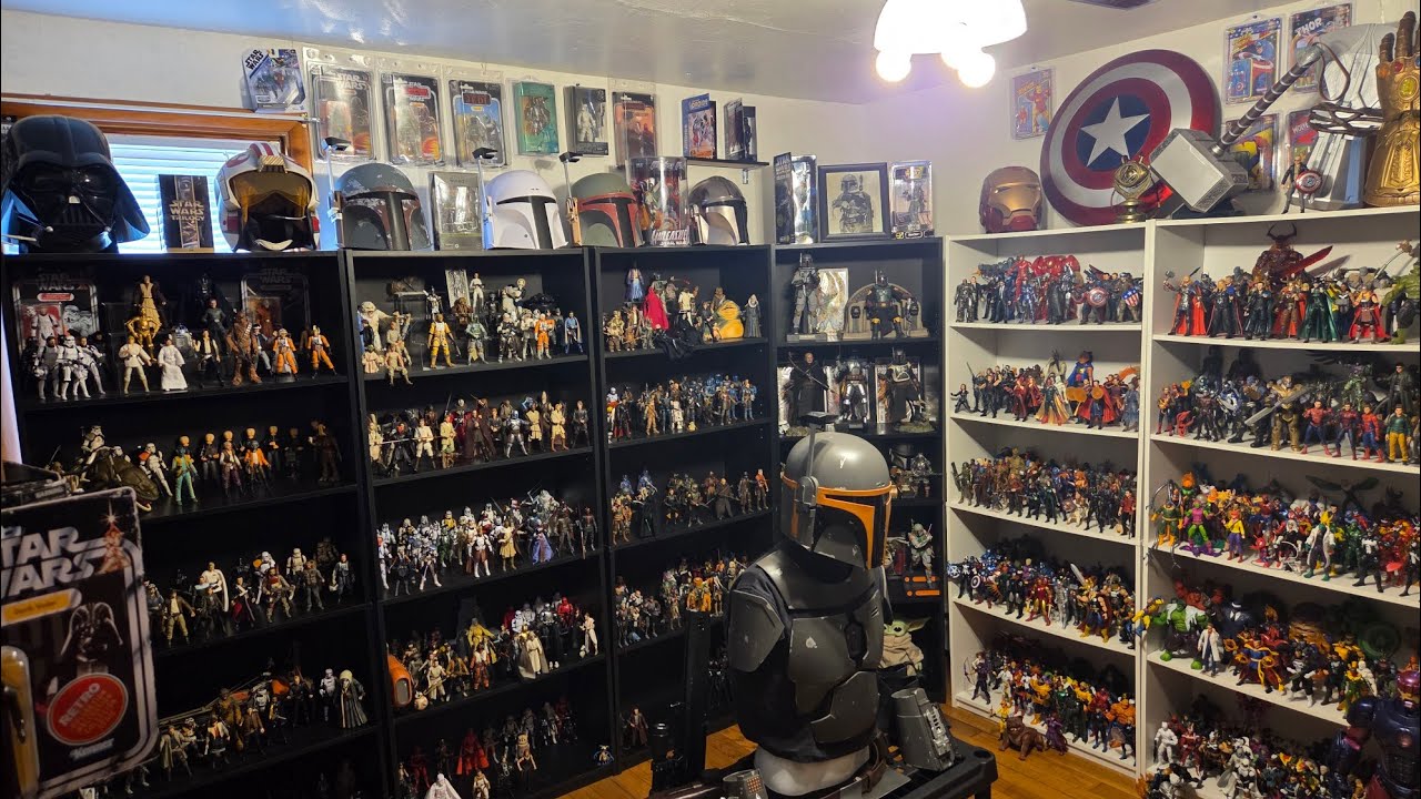 Action figure collection room tour 2025. Star Wars, Marvel and more!