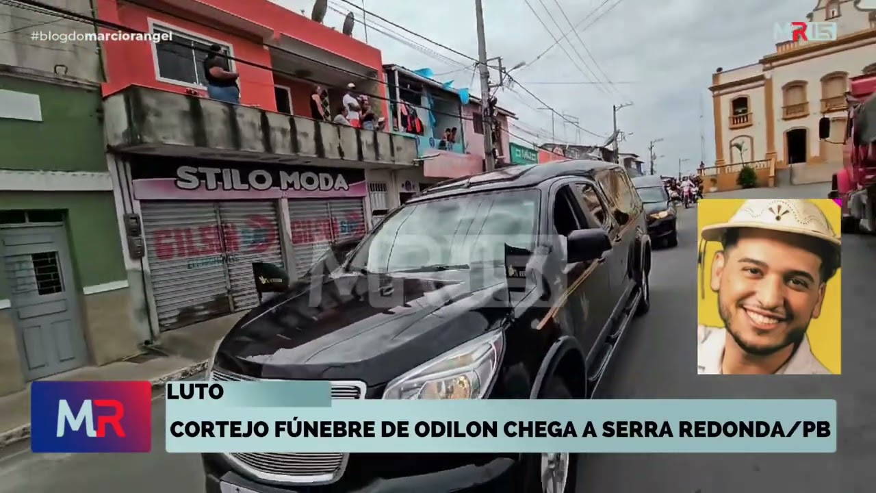 Cortejo fúnebre de Odilon Wagner chega em Serra Redonda/PB