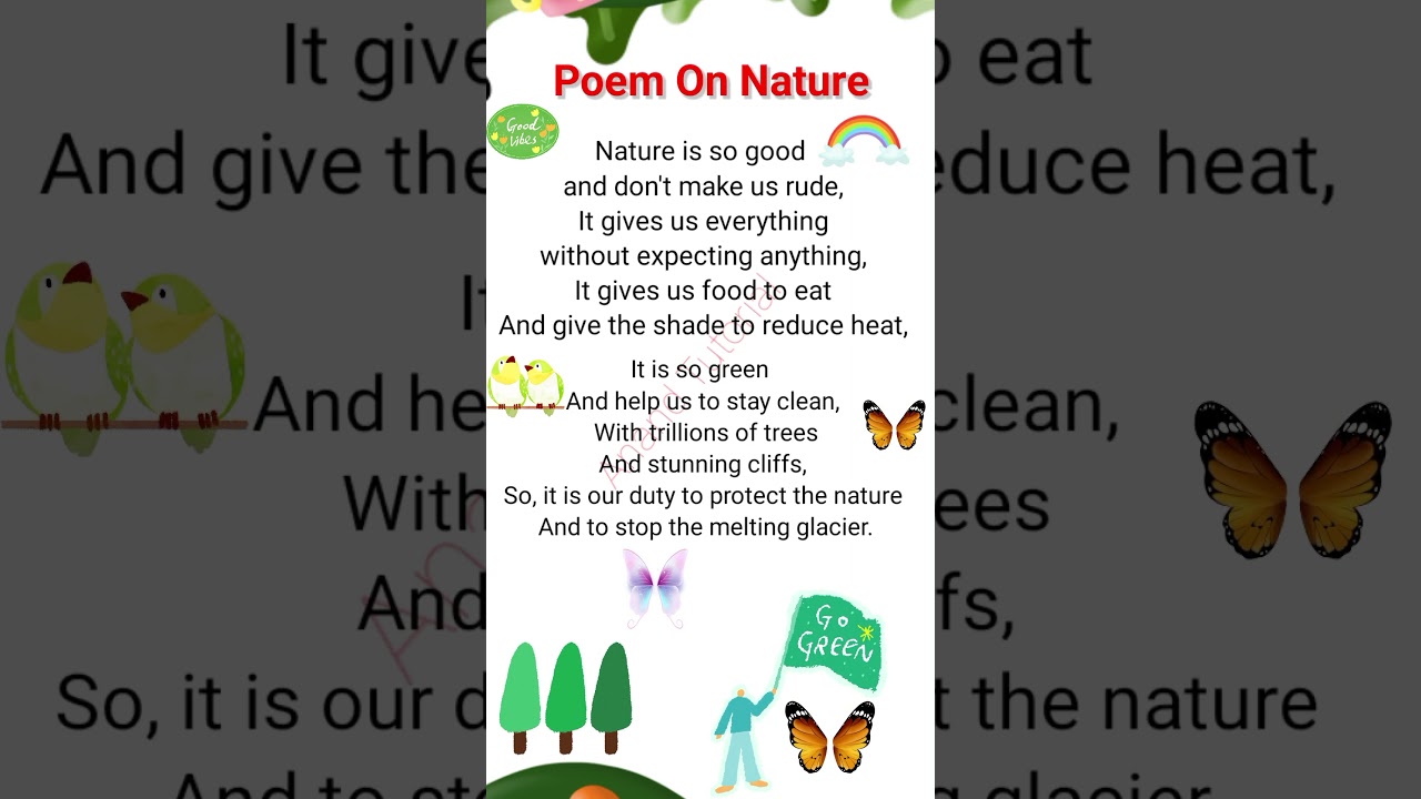 Poem On Nature#Poem On Nature In English#Nature Poem#Nature Poem In English/#youtubeshorts#shorts