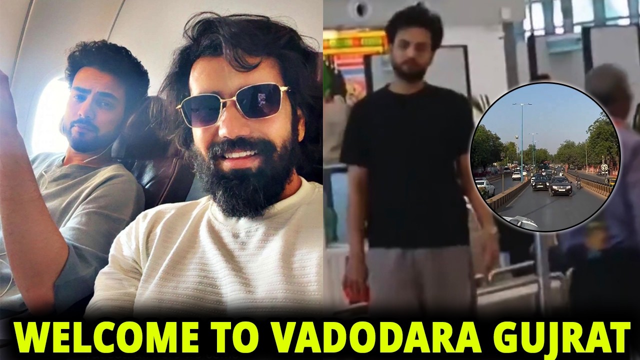 OMG🤯- Elvish Yadav Arrives In Vadodara & The Crowd Goes Crazy