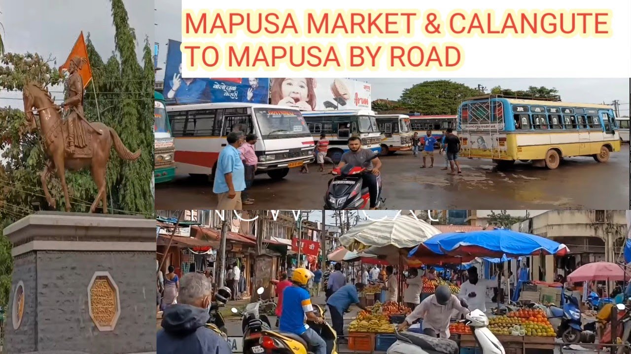 August 2021 Mapusa Market l Mapusa Bus Stop l Mapusa Flowers Market l  Mapusa vertual Tour Goa