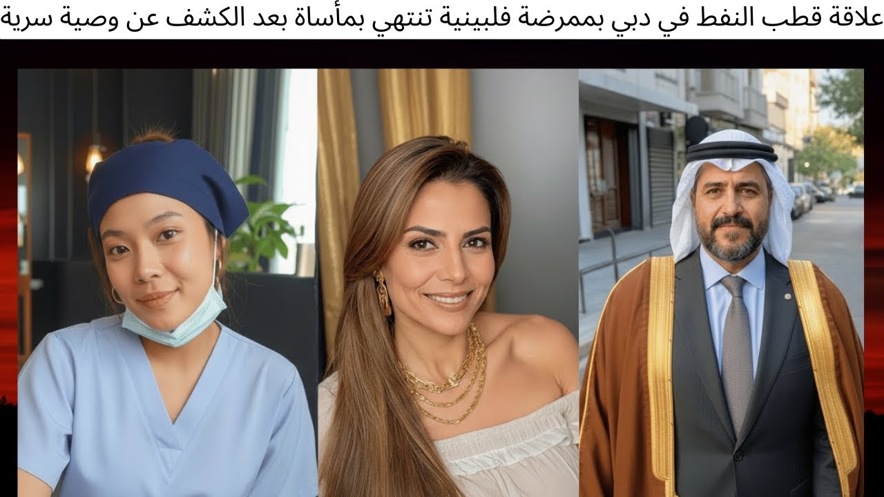 علاقة قطب النفط في دبي بممرضة فلبينية تنتهي بمأساة بعد الكشف عن وصية سرية
