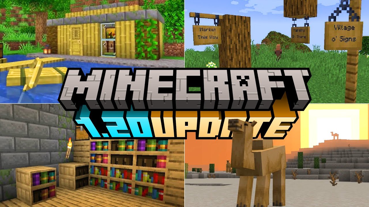 Minecraft 1.20: NOWA AKTUALIZACJA! WIELBŁĄDY! WYROBY Z BAMBUS&Oacute;W! TRATWA!