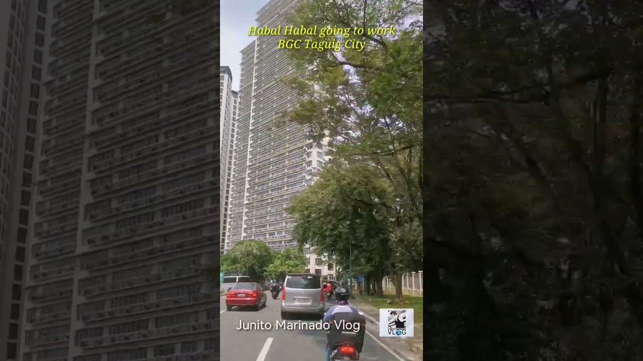Habal Habal going to work at BGC Taguig 