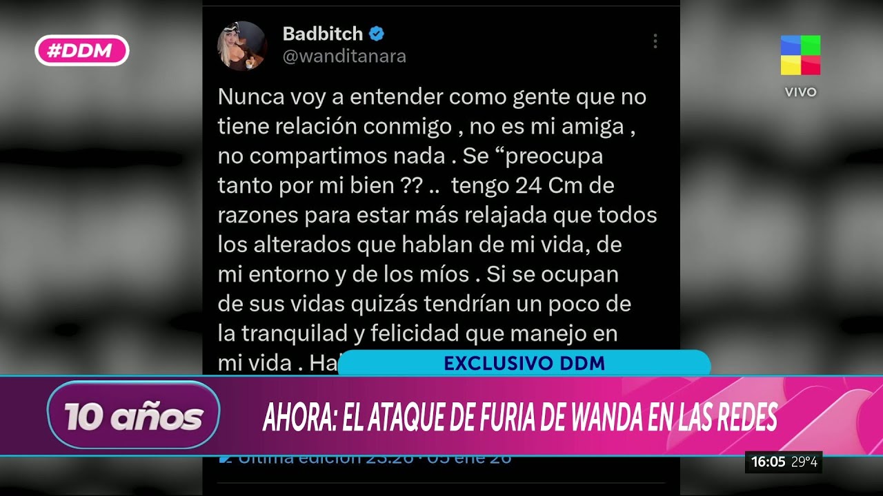 🔥 EL ATAQUE DE FURIA DE WANDA NARA EN LAS REDES SOCIALES