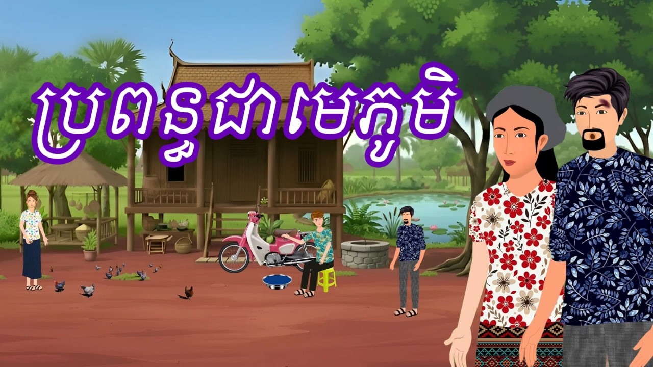 រឿង ប្រពន្ធជាមេភូមិ | រឿងនិទានខ្មែរ-Khmer Cartoon Movies