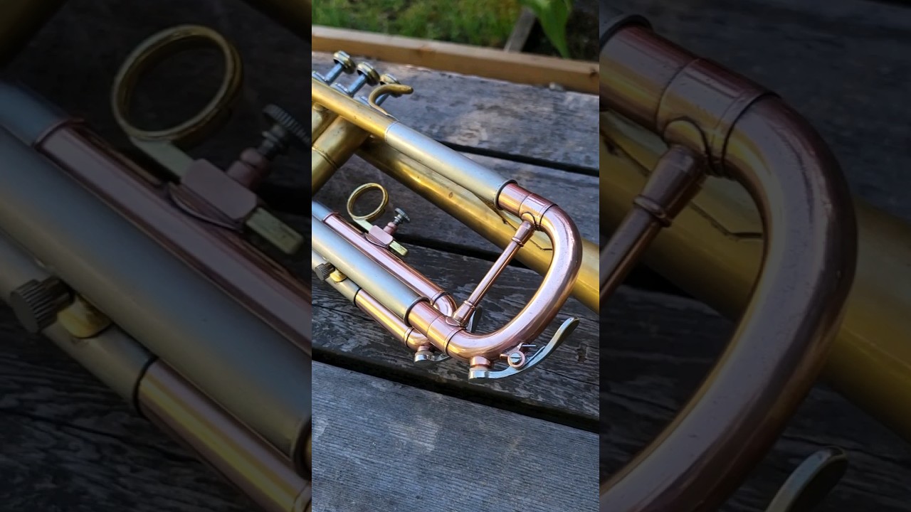 Polishing Trumpet Copper Slides #brass #repairtech #restoration #repair