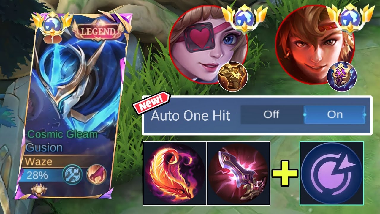 GUSION NEW ONE HIT SECRET BUILD & EMBLEM SET! 🔥