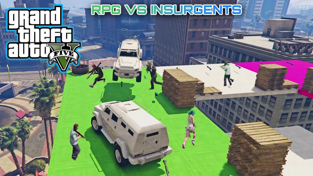 GTA V | Has Has K Pagal Ho Jaoge Ye RPG Vs Insurgent Mode Me