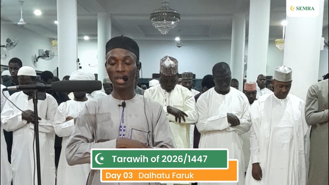 Day 03 Ramadan 1447 Taraweeh at Suncity Estate Mosque 2026/1447
