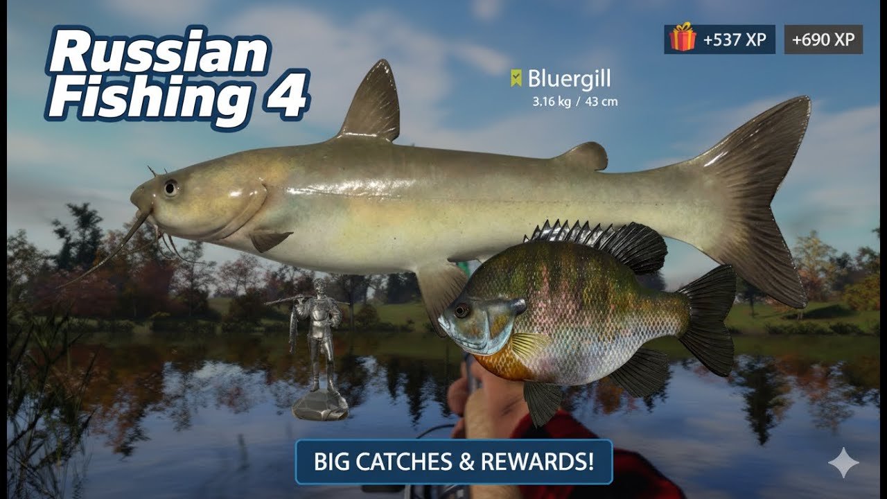Elk Lake in Russian Fishing 4: Elk Lake. What can I Catch