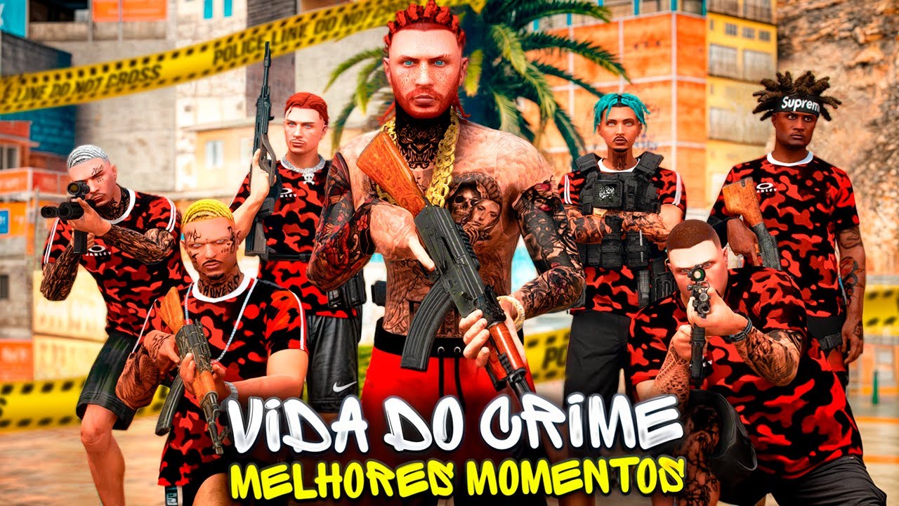 GTA V: VIDA DO CRIME - AS MAIORES POLÊMICAS DA TROPA DO CABEÇA!💯 (MELHORES MOMENTOS)