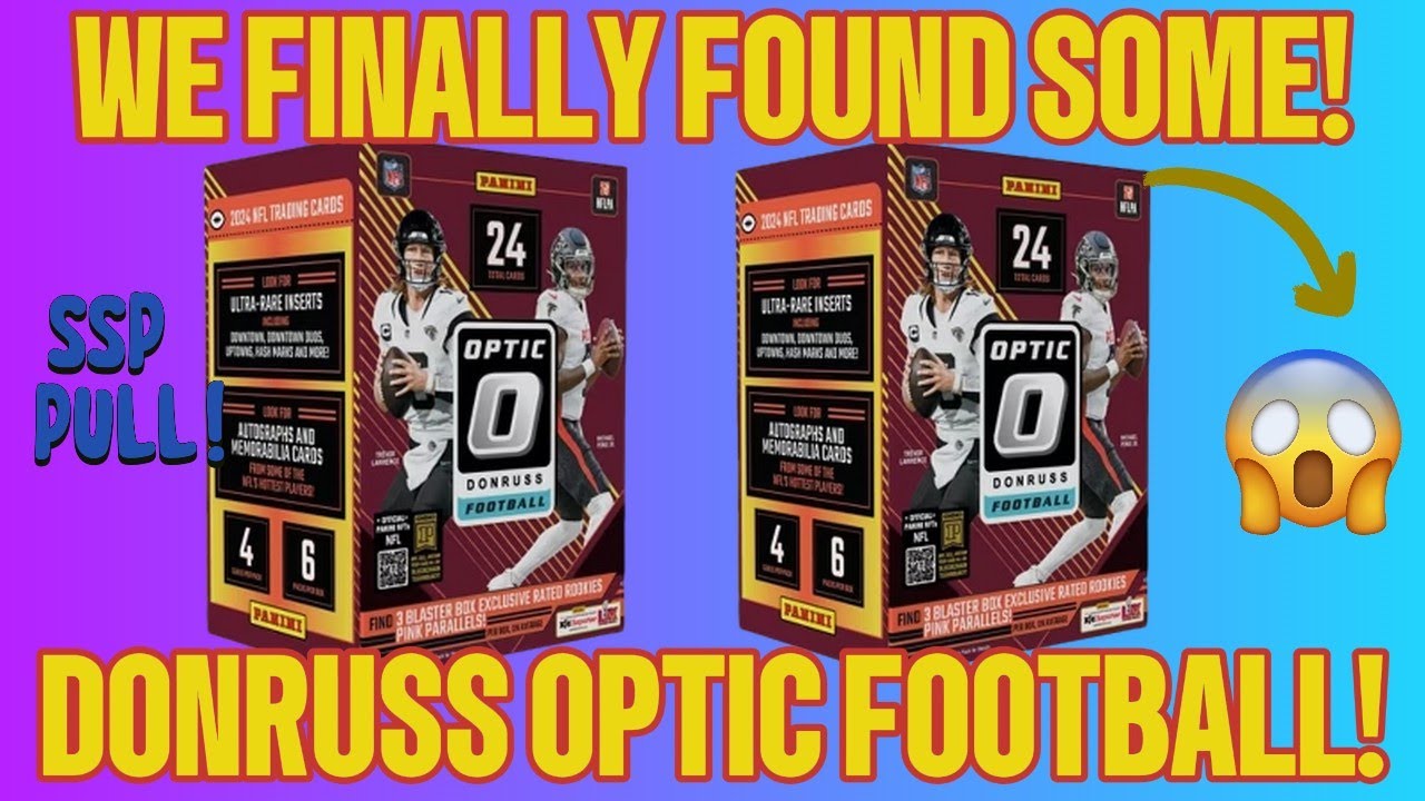 *THESE RARE SPORTS CARD BOXES ARE WORTH $70!?🤯 2024 PANINI DONRUSS OPTIC FOOTBALL BLASTER BOXES!🔥