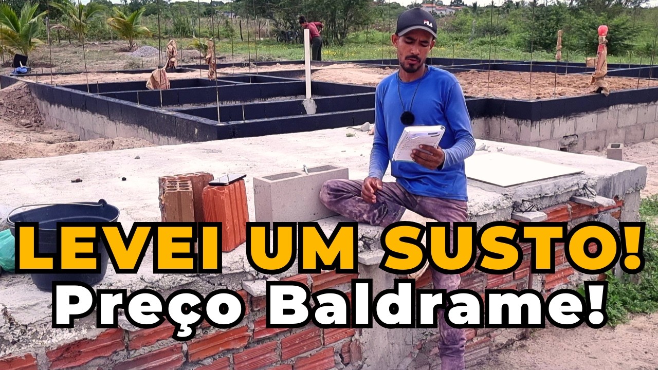 Ep 26 | Construímos Nossa Fundação do Zero e Economizamos mais de 50% Usando Bloco Estrutural!