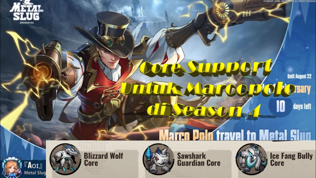 Core Support Untuk Marcopolo di Season 4 di Metal Slug Awakening メタルスラッグ覚醒　メタルスラッグアウェイクニング
