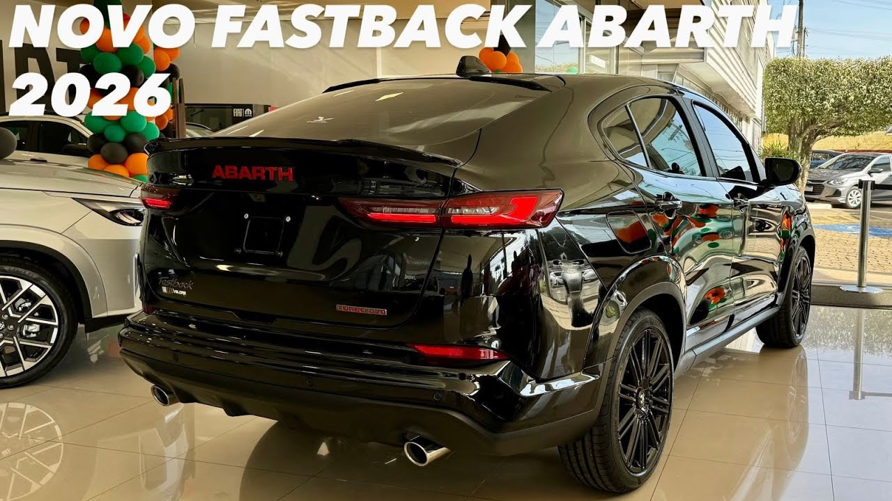 AVALIAÇÃO NOVO FIAT FASTBACK ABARTH 2026 