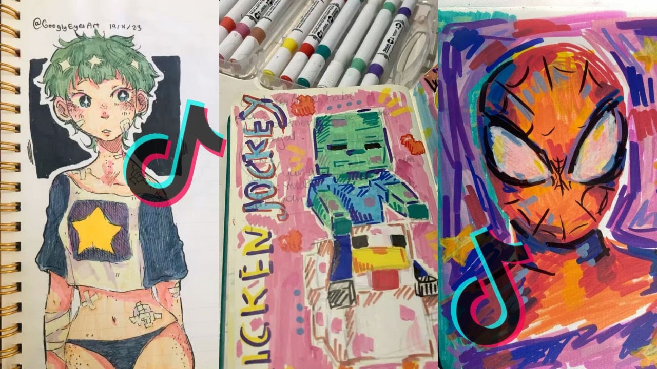 ART SKETCHBOOK 🎨  | Raw Sketchbook Pages (NO OUTROS)