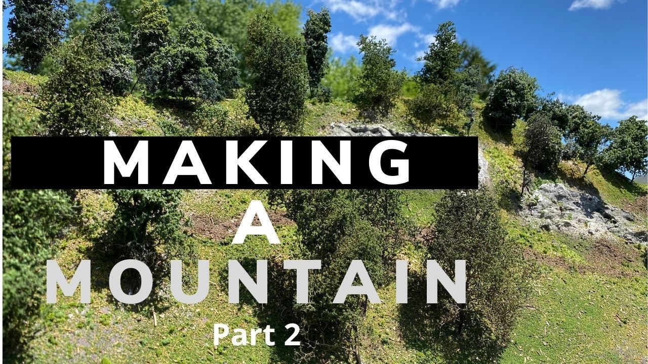 O Scale Scenery: Making a Mountain - Part 2