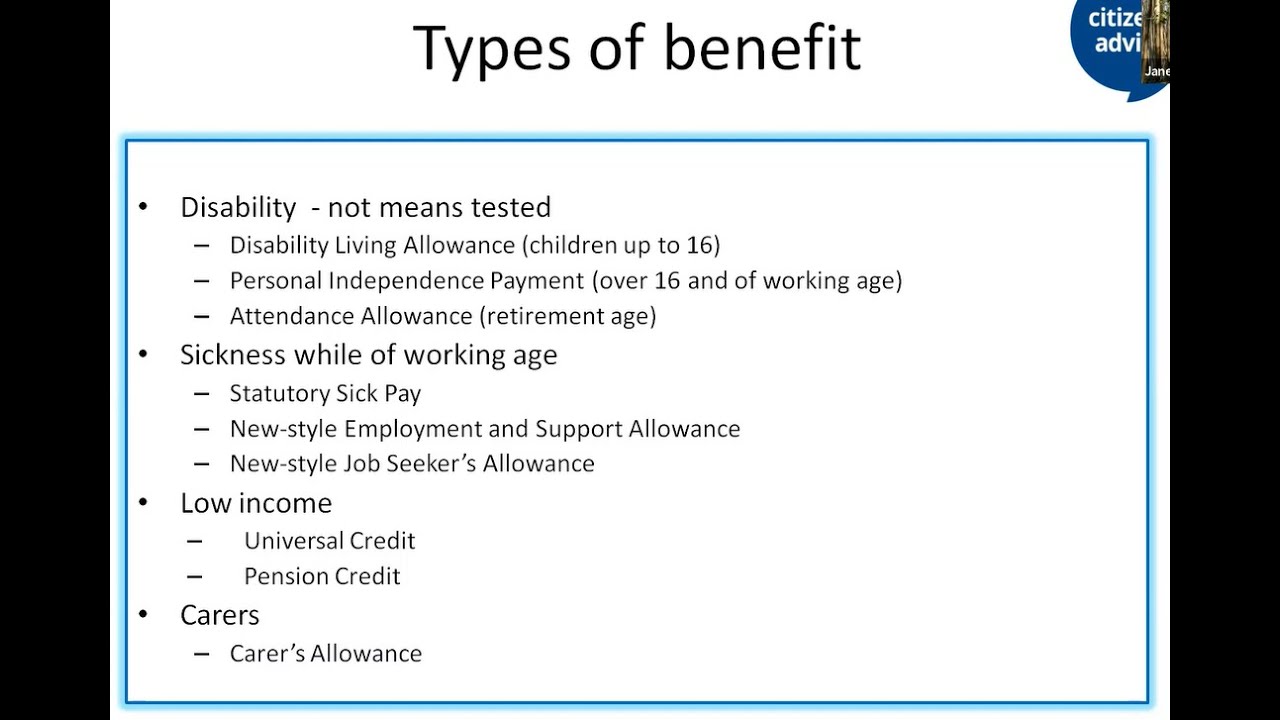 UK HSP Support Group 2022: Overview of Benefits