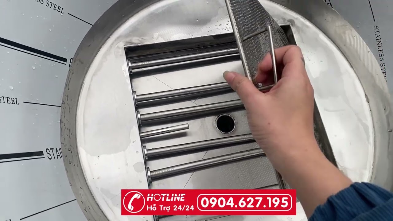 Bàn giao chảo chiên công nghiệp đa năng/ 0904.627.195