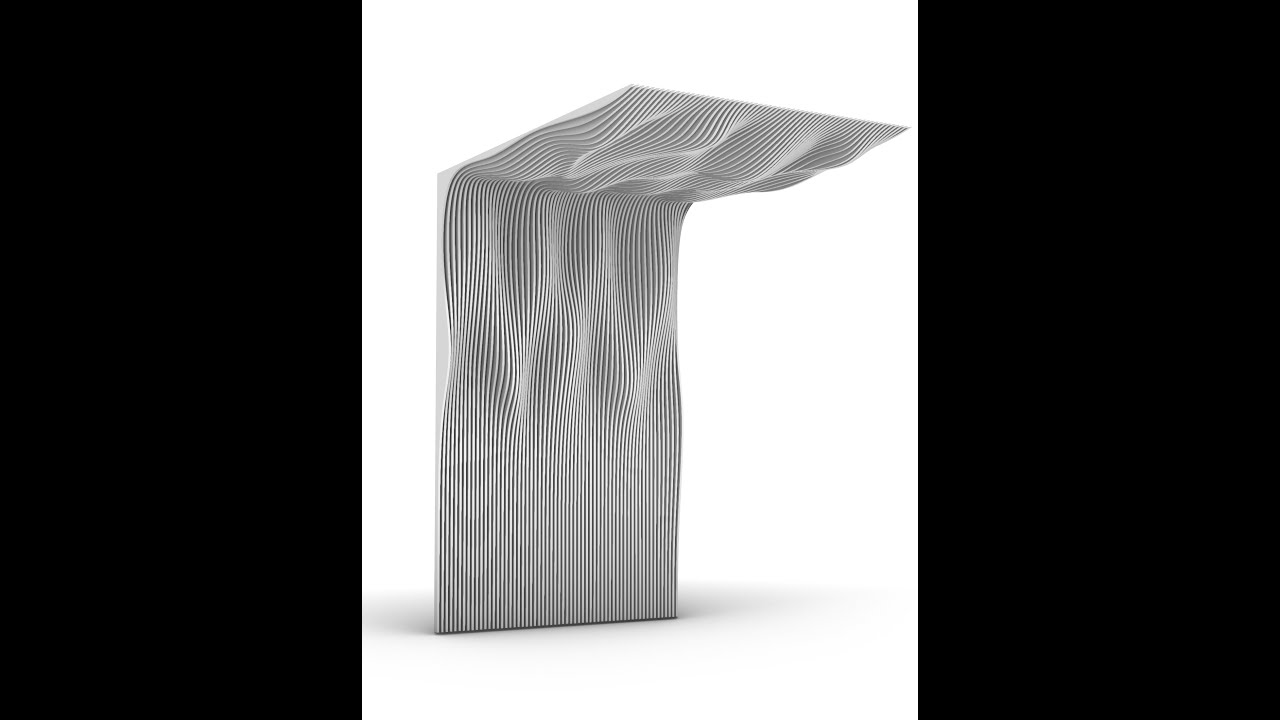 Parametric wall and ceiling presentation video