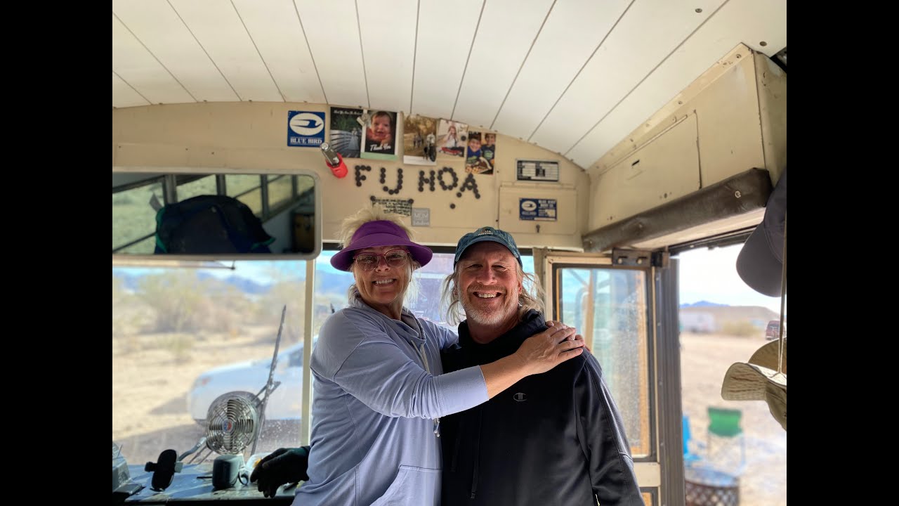 Retired couple choosing Skoolie Life