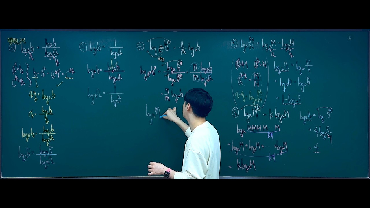 [대수] 지수함수와 로그함수 (로그)