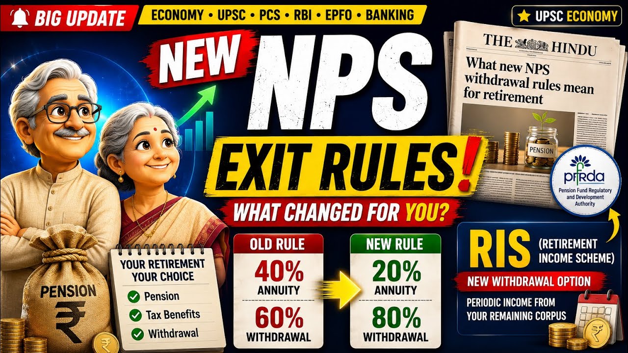 NPS New Exit Rules Explained 2026 | 80% Withdrawal, RIS & Tax Explained | PFRDA Update 
