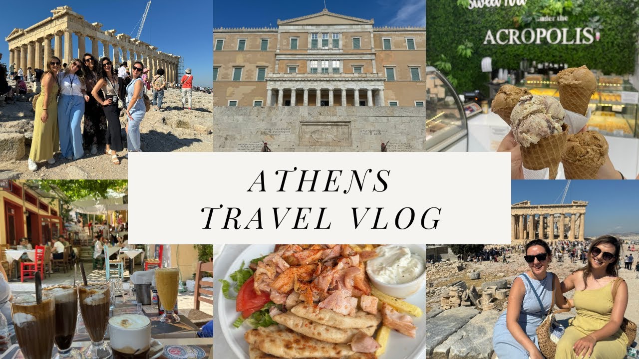 Girls trip | 2nd stop: Athens: Tour of Acropolis, walking around Plaka & Monastiraki | Vlog #32