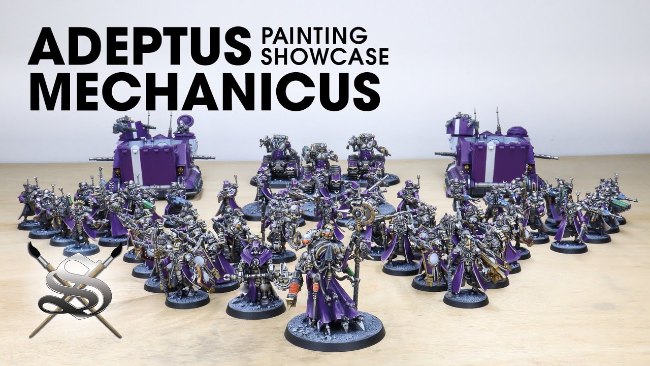 ПУРПУРНЫЕ СКИТАРИИ! Механикус: выставка армейских покрасок Warhammer 40k