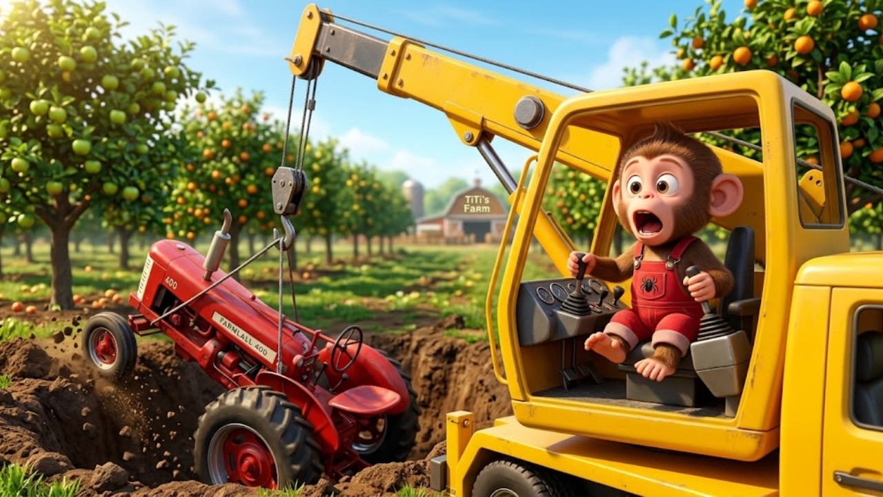 Total CHAOS at Monkey TiTi&rsquo;s Farm! Ravine Disaster Leads to a Genius Trap That SHOCKS the World!