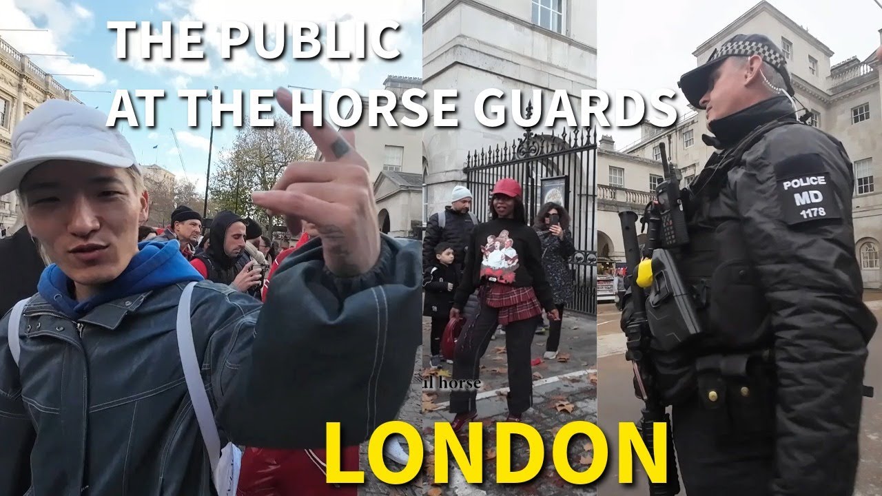 CHARACTERS at The Horse Guards & End Of The Day Inspection #horselove #horse #london #public