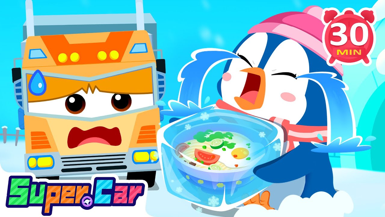 外賣難題 🍜 |   想吃熱騰騰的麵條？ |  記得呼叫超級汽車來幫忙 |  動畫故事 |  早教故事 |  超級汽車