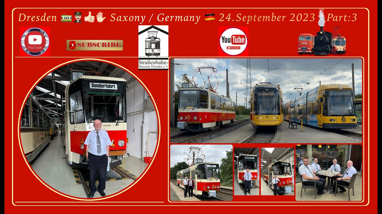 Tatra (T6A2) tram special trip with best friends / Part:3 / Tatra (T6A2) Sonderfahrt mit  Freunden