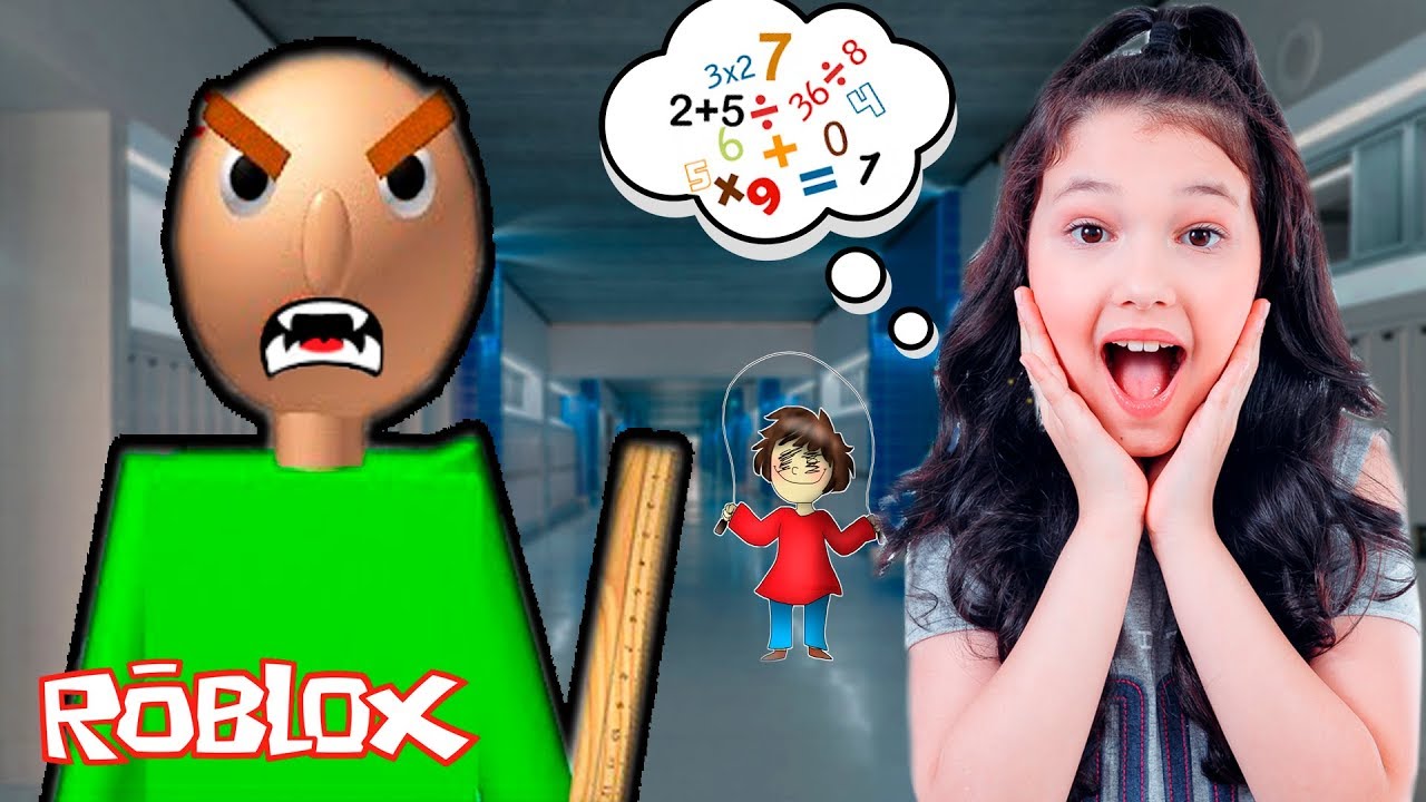 Roblox - O PROFESSOR BALDI FICOU BRAVO (Baldi's Basics Beta) | Luluca Games