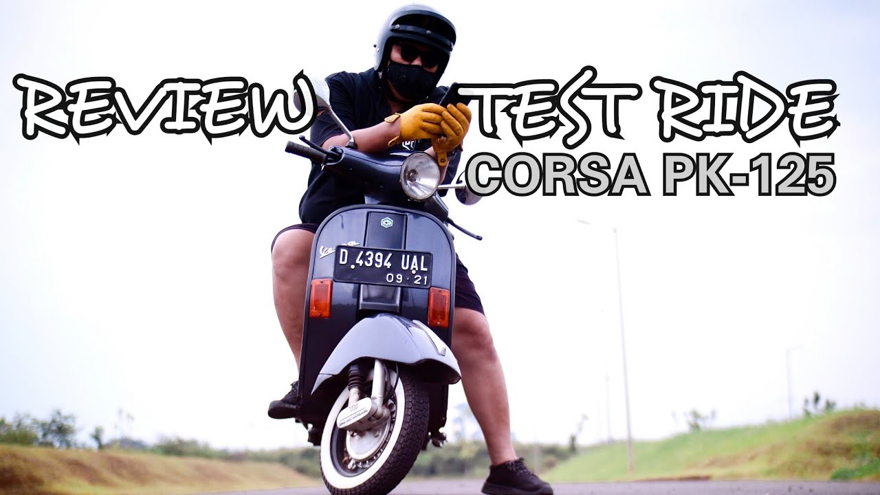 VESPA CORSA INDONESIA : REVIEW VESPA CORSA PK125 TAHUN 1993  MOTOR MATIC KLASIK 2 TAK