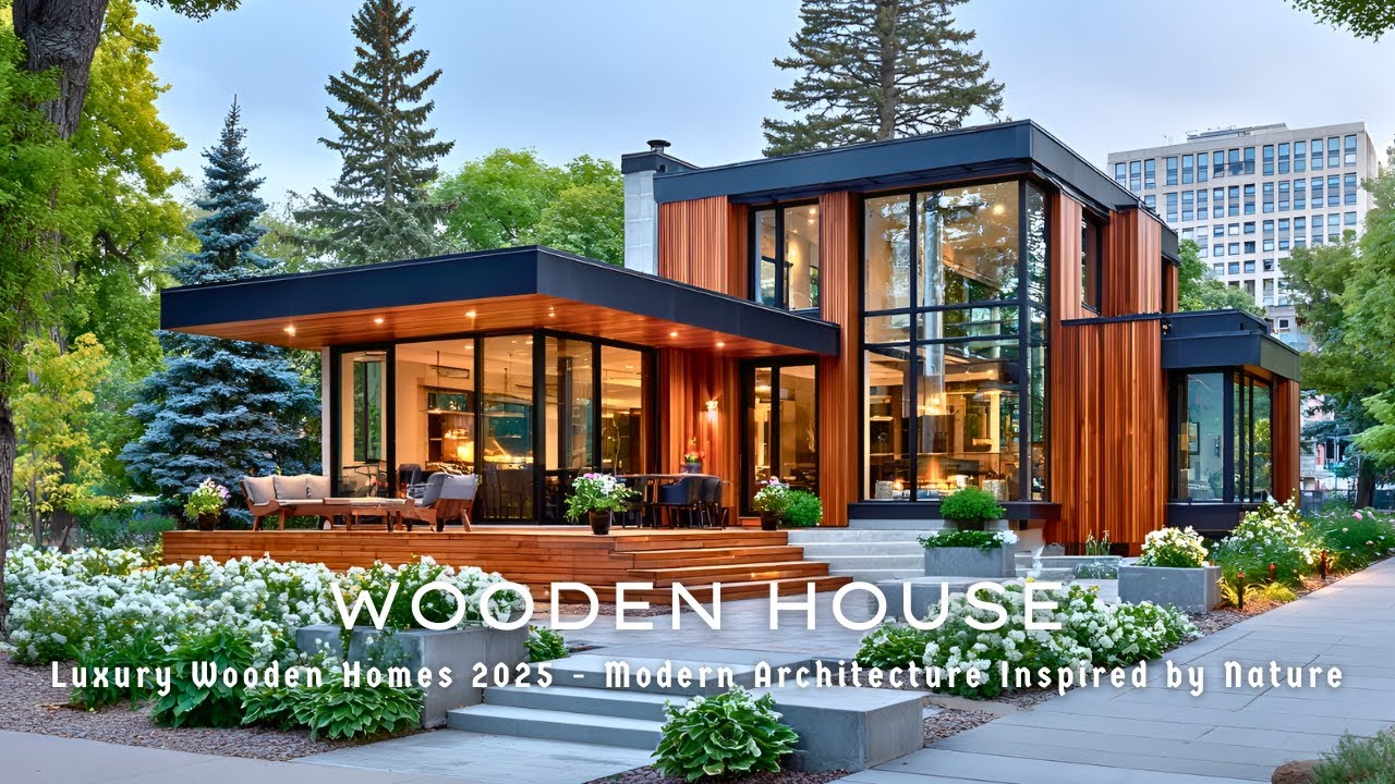 Top Wooden Home Designs 2025 | Contemporary Luxury Architecture in Nature