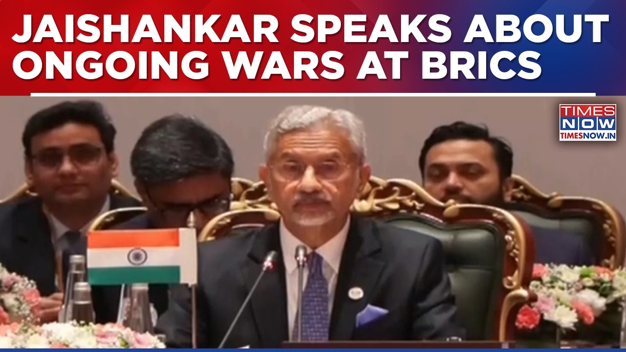 New Delhi: External Affairs Minister S Jaishankar Speaks On Ongoing Wars At BRICS Summit 2026