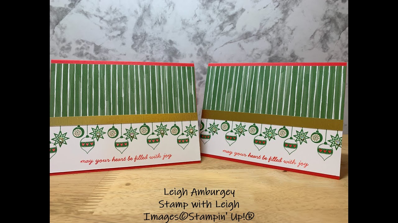 Easy Christmas Card Video with Jar of Joy - Stamp with Leigh