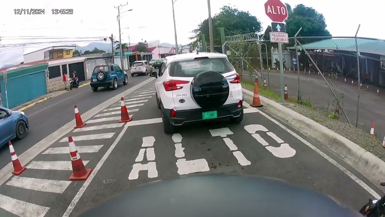 Prueba práctica licencia A2 Ciudad vial , Parque de la Paz. San José 🇨🇷🇨🇷