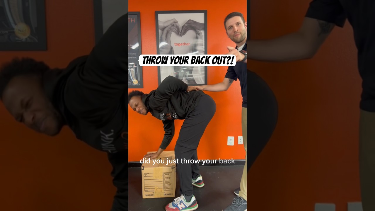 What to do when you throw your back out #backpain #backpainrelief