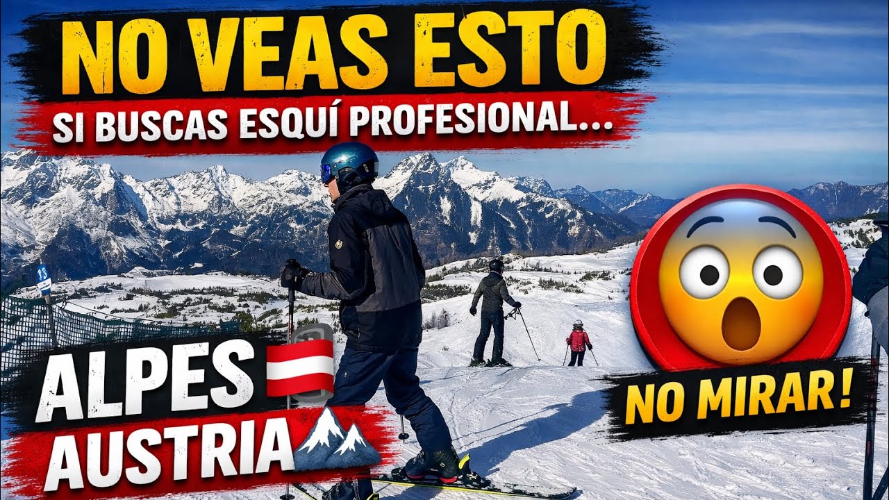 No veas esto si buscas esquí profesional ⛷️ | Alpes 🇦🇹