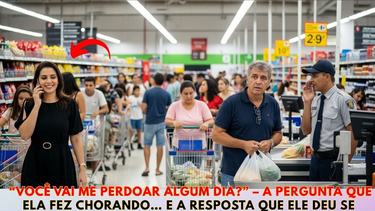 Um guarda aproximou-se do marido e disse-lhe: 